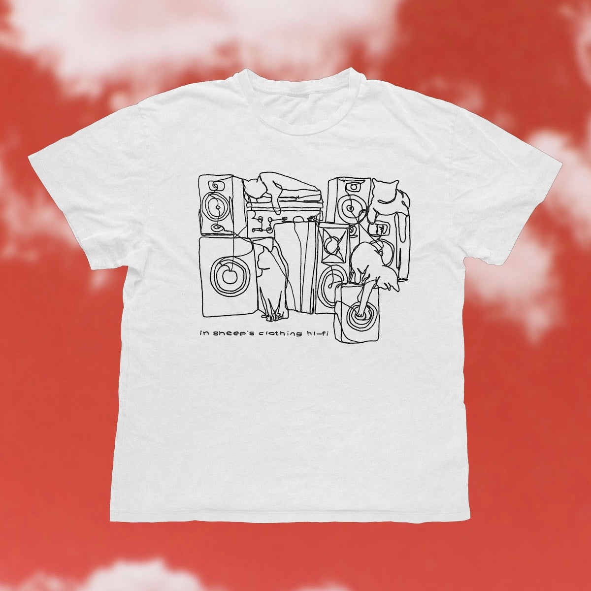 In Sheep's Clothing HiFi - Speaker Cats T Shirt