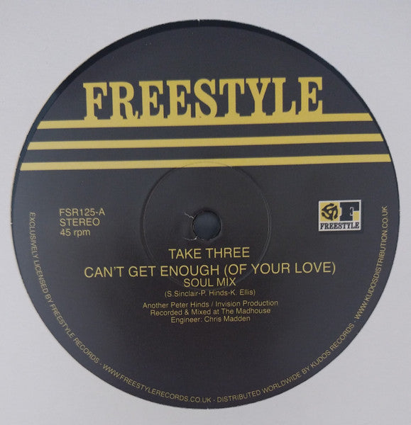 Take Three – Can't Get Enough 12"