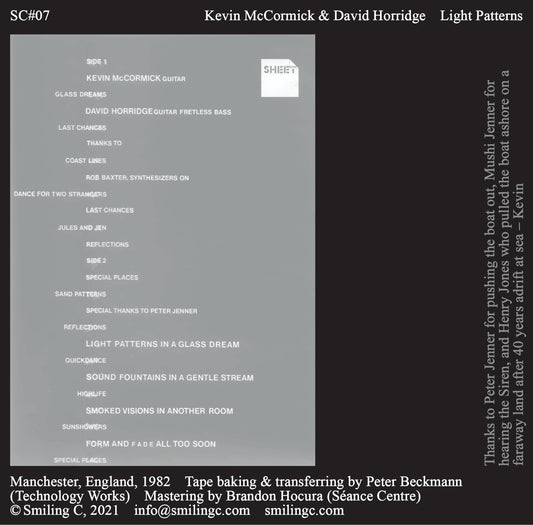 Kevin McCormick & David Horridge - Light Patterns