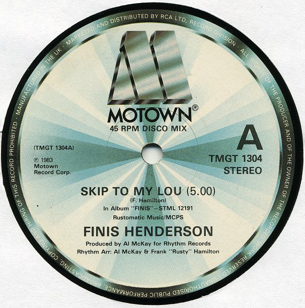 Finis Henderson – Skip To My Lou 12"