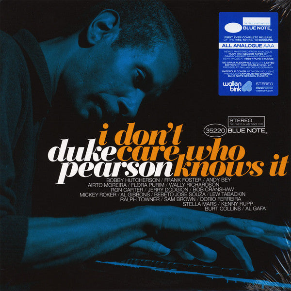 Duke Pearson ‎- I Don't Care Who Knows It 2LP