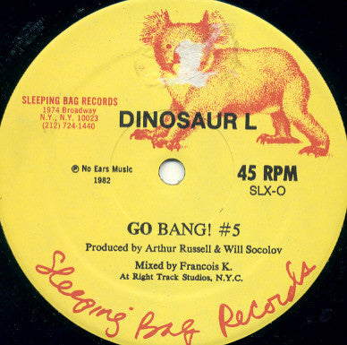 Dinosaur L ‎– Go Bang! #5 / Clean On Your Bean #1 12"