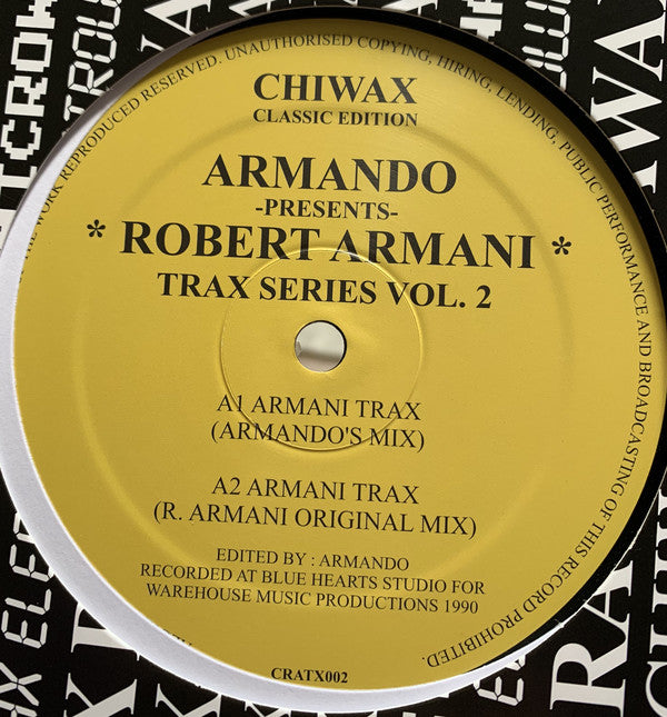 Armando Presents Robert Armani – Trax Series Vol. 2 12"