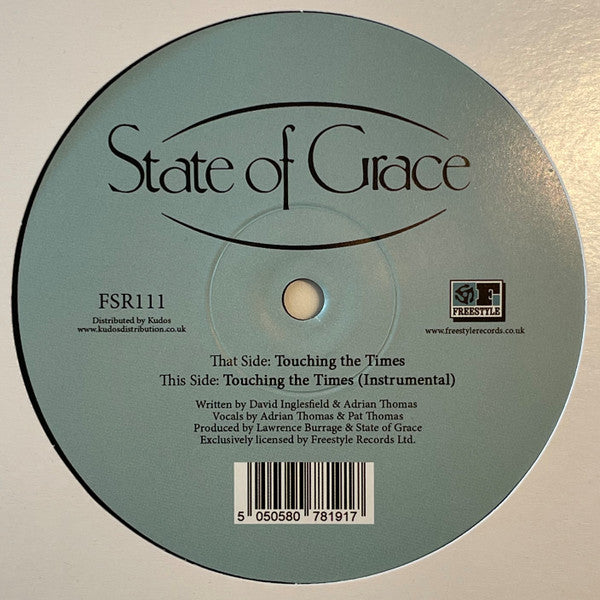 State Of Grace – Touching The Times 12"