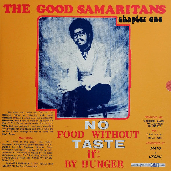 The Good Samaritans – No Food Without Taste If By Hunger LP