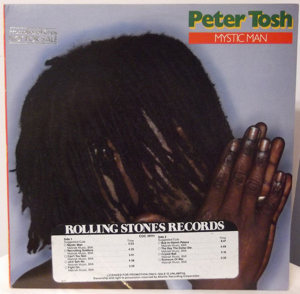 Peter Tosh ‎– Mystic Man LP