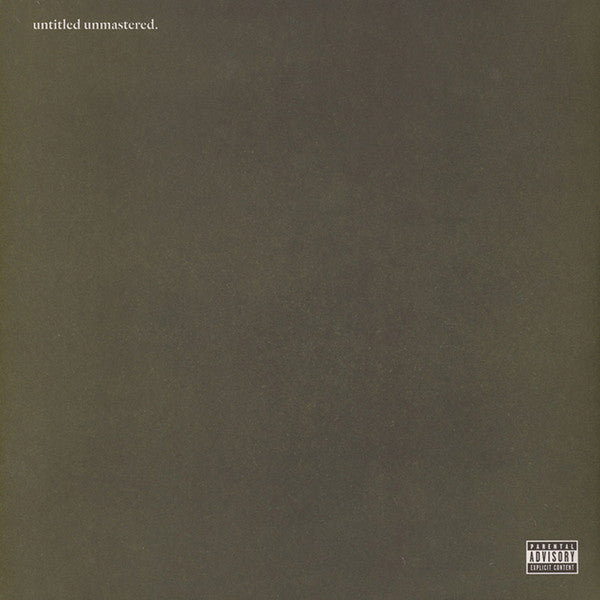 Kendrick Lamar – Untitled Unmastered. LP