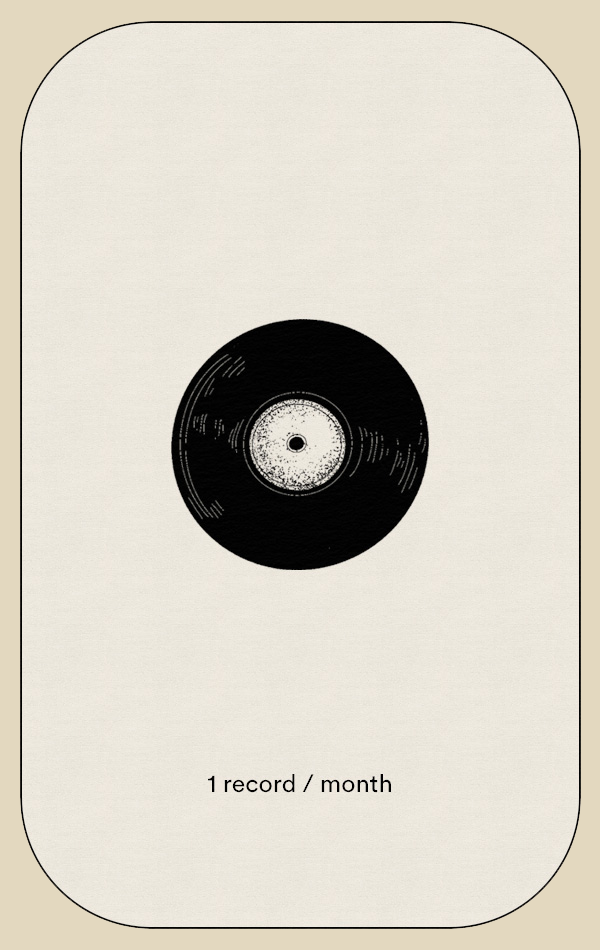ISC Record Club Subscription - Tier 1.5