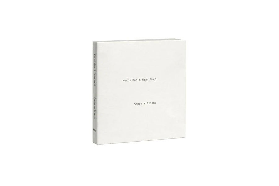Words Don't Mean Much by Senon Williams BOOK + TAPE